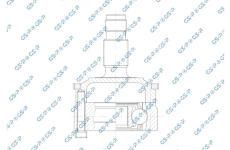 Sada kĺbov hnacieho hriadeľa GSP 635018
