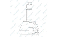 Sada kĺbov hnacieho hriadeľa GSP 803201