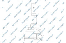 Sada kloubů, hnací hřídel GSP 812039