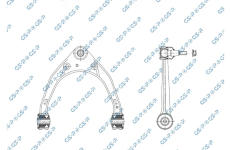 Rameno zavesenia kolies GSP S060349