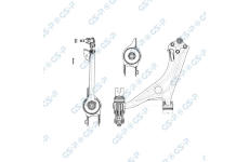 Rameno zavesenia kolies GSP S065128