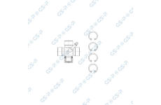 Kloub, kloubový hřídel GSP UJ900143