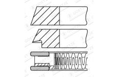 Sada pístních kroužků GOETZE ENGINE 08-102500-00