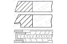 Sada pistnich krouzku GOETZE ENGINE 08-104500-00
