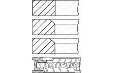 Sada piestnych krúżkov GOETZE ENGINE 08-106700-10