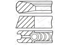 Sada piestnych krúżkov GOETZE ENGINE 08-109200-00