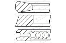 Sada pistnich krouzku GOETZE ENGINE 08-118700-00