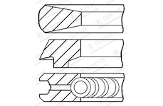 Sada pistnich krouzku GOETZE ENGINE 08-122000-00