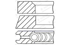 Sada pistnich krouzku GOETZE ENGINE 08-123400-00