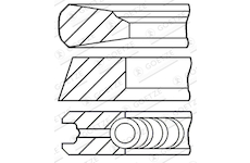 Sada pistnich krouzku GOETZE ENGINE 08-127800-00