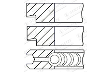 Sada pistnich krouzku GOETZE ENGINE 08-136200-00