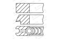 Sada pístních kroužků GOETZE ENGINE 08-148300-00