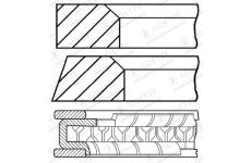 Sada pístních kroužků GOETZE ENGINE 08-154200-00