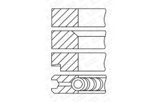 Sada pistnich krouzku GOETZE ENGINE 08-166400-00
