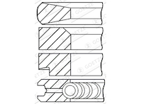 Sada pistnich krouzku GOETZE ENGINE 08-171200-10