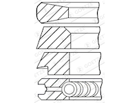 Sada pistnich krouzku GOETZE ENGINE 08-172500-00