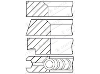 Sada pistnich krouzku GOETZE ENGINE 08-202807-00