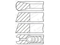 Sada pistnich krouzku GOETZE ENGINE 08-207800-10