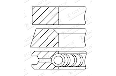 Sada pistnich krouzku GOETZE ENGINE 08-247800-10