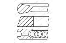 Sada pístních kroužků GOETZE ENGINE 08-320200-30
