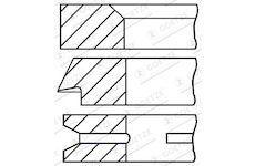 Sada pistnich krouzku GOETZE ENGINE 08-333300-00