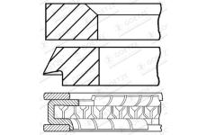 Sada pístních kroužků GOETZE ENGINE 08-335100-00