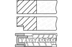 Sada pistnich krouzku GOETZE ENGINE 08-349200-10