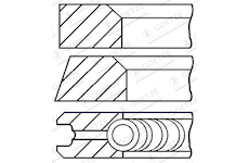 Sada pistnich krouzku GOETZE ENGINE 08-405205-00