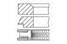 Sada pistnich krouzku GOETZE ENGINE 08-424700-00