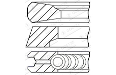Sada pistnich krouzku GOETZE ENGINE 08-428900-00