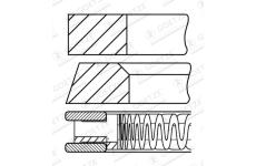 Sada pístních kroužků GOETZE ENGINE 08-431400-00