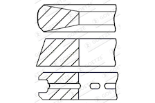 Sada pistnich krouzku GOETZE ENGINE 08-431600-00