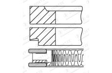 Sada pístních kroužků GOETZE ENGINE 08-433900-00