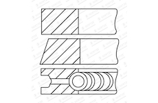 Sada pistnich krouzku GOETZE ENGINE 08-436300-10