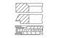 Sada pístních kroužků GOETZE ENGINE 08-446000-00