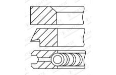 Sada pístních kroužků GOETZE ENGINE 08-455100-10