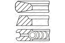 Sada pistnich krouzku GOETZE ENGINE 08-502600-00