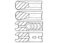 Sada pistnich krouzku GOETZE ENGINE 08-525600-00