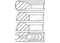 Sada pistnich krouzku GOETZE ENGINE 08-526900-00