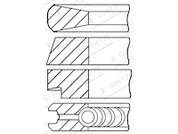 Sada pistnich krouzku GOETZE ENGINE 08-527900-00