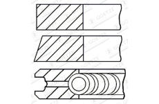 Sada pístních kroužků GOETZE ENGINE 08-529007-00