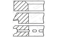 Sada pístních kroužků GOETZE ENGINE 08-701100-00