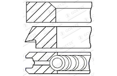 Sada pístních kroužků GOETZE ENGINE 08-702800-00