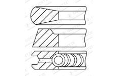 Sada pístních kroužků GOETZE ENGINE 08-740307-10
