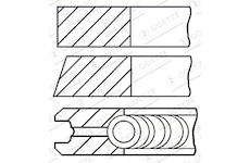 Sada pístních kroužků GOETZE ENGINE 08-780100-00