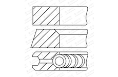 Sada pistnich krouzku GOETZE ENGINE 08-782900-00