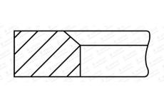 Pistni krouzek GOETZE ENGINE 1.2mm 001IF CR P ST
