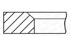 Pístní kroužek GOETZE ENGINE 1.5mm 001IF CR P F14