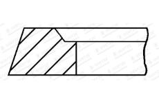 Pistni krouzek GOETZE ENGINE 1.5mm 005IW P F14