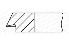 Pístní kroužek GOETZE ENGINE 1.75mm 026 P F12/F14